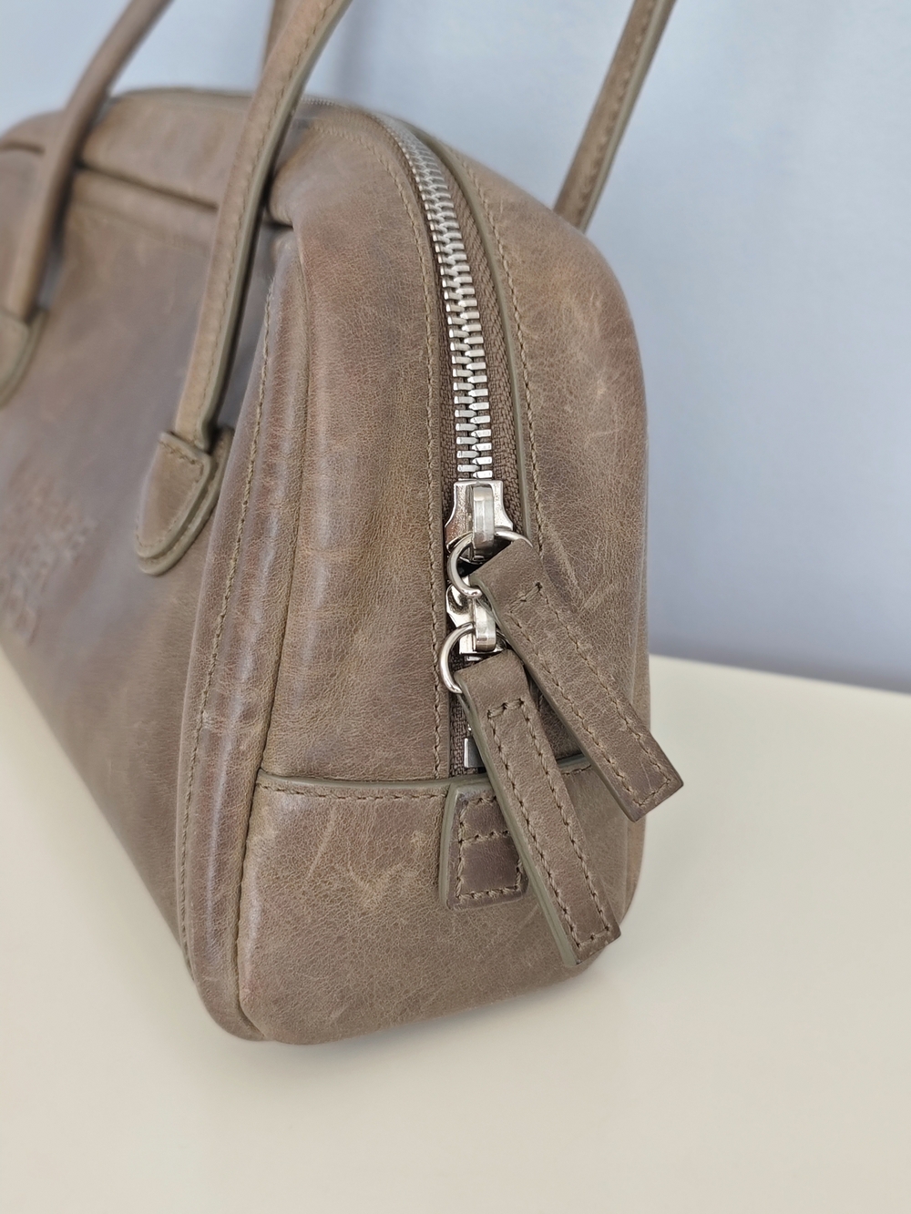 Marge Sherwood brown baguette shoulder bag - Picture 5 of 9